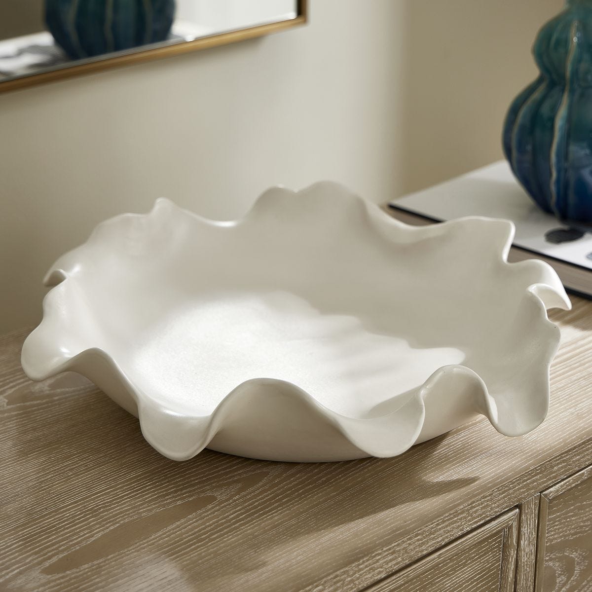 Wave Crest Indoor-Outdoor Bowl
