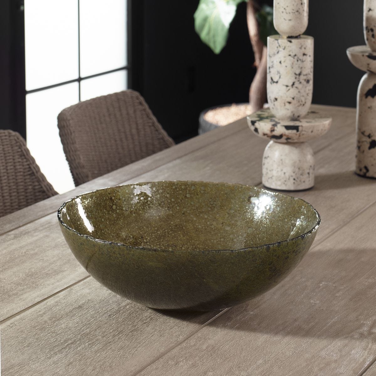 Veridian Shimmer Bowl
