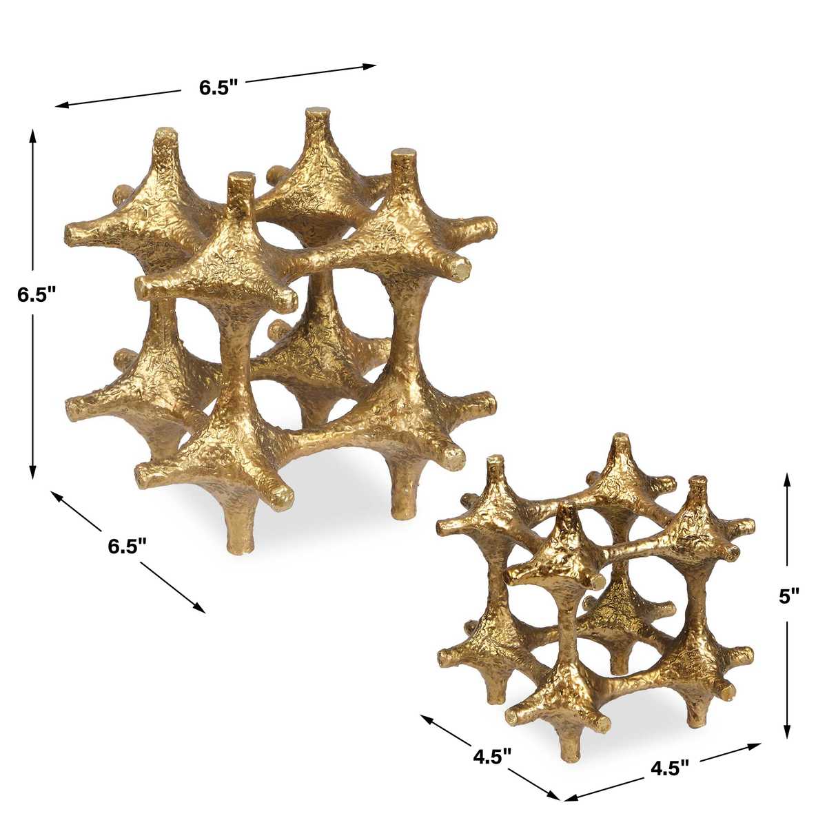 Gilded Connection Sculptures, S/2