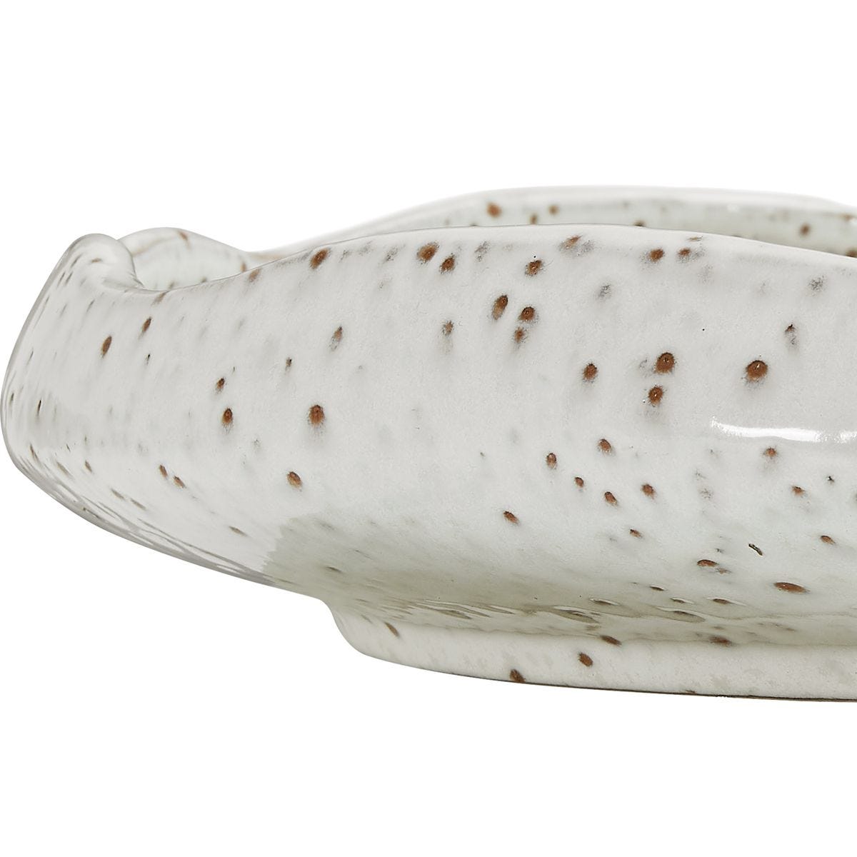 Stardust Ripple Indoor-Outdoor Bowl, White