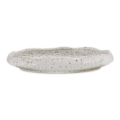 Stardust Ripple Indoor-Outdoor Bowl, White