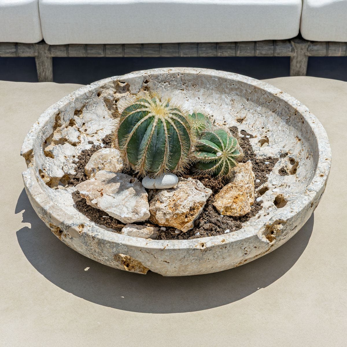 Quarried Stone Indoor-Outdoor Bowl