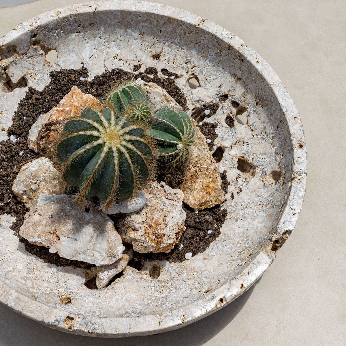 Quarried Stone Indoor-Outdoor Bowl