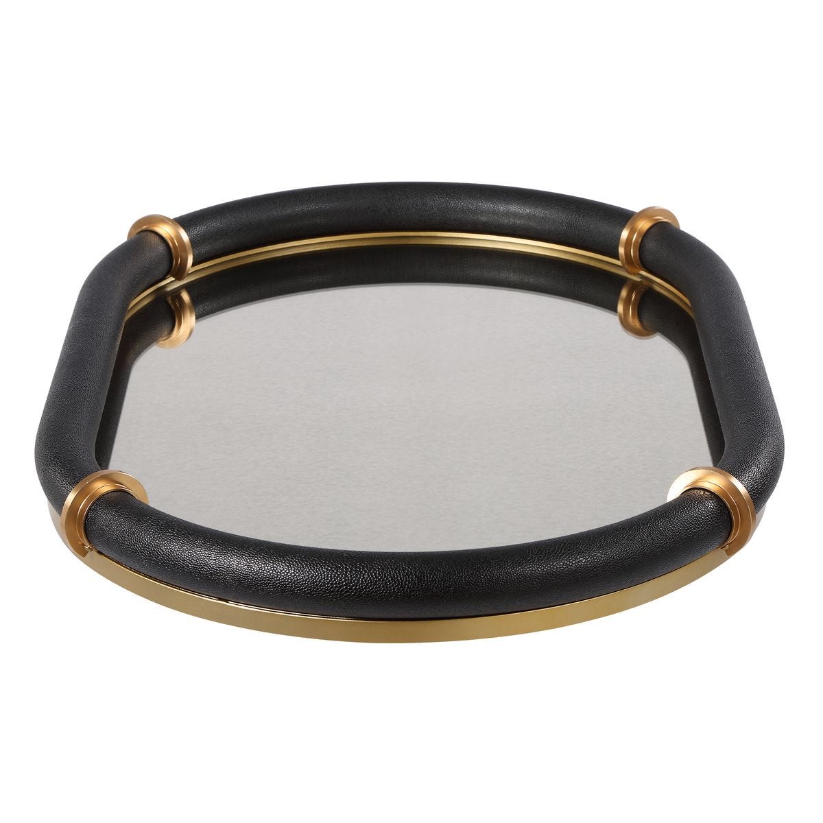Cyprus Oval Tray, Black