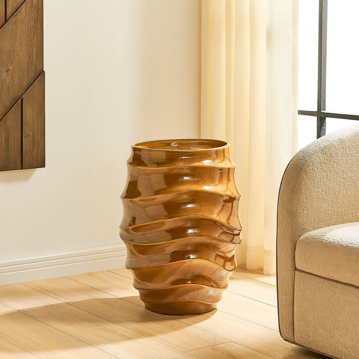 Canyon Wave Indoor-Outdoor Planter