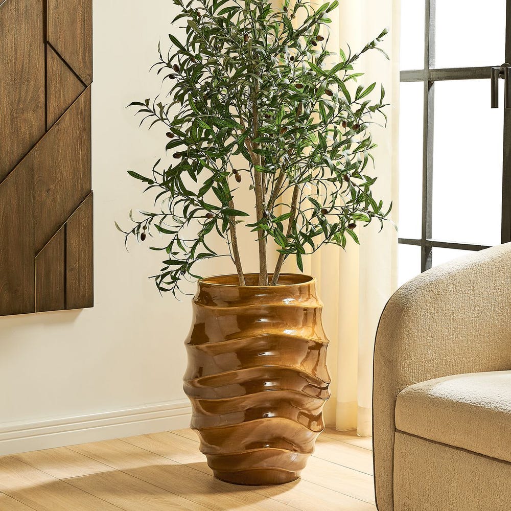 Canyon Wave Indoor-Outdoor Planter