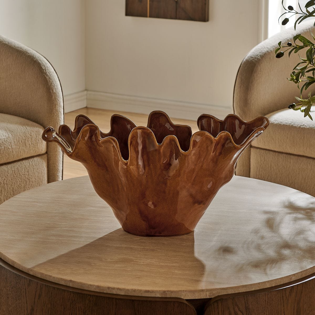 Amber Tide Indoor-Outdoor Bowl