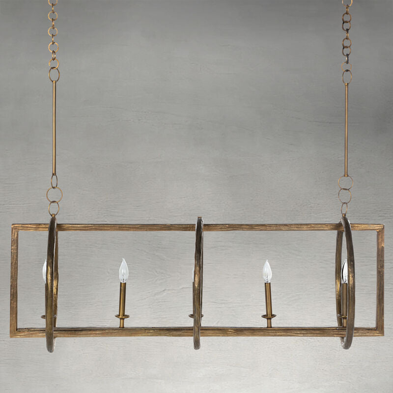 Leo Chandelier - Forged