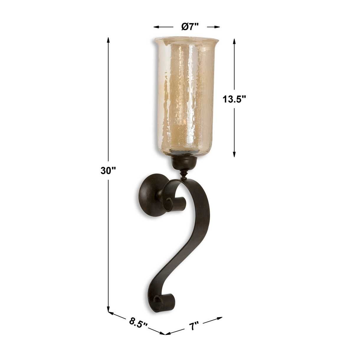 Joselyn Candle Sconce – Wall Decor by Uttermost | Sutter & Vale