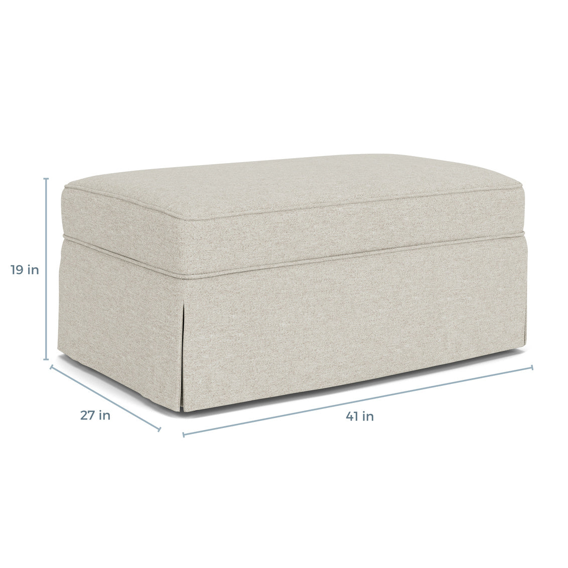 Moonglow Falls Storage Ottoman