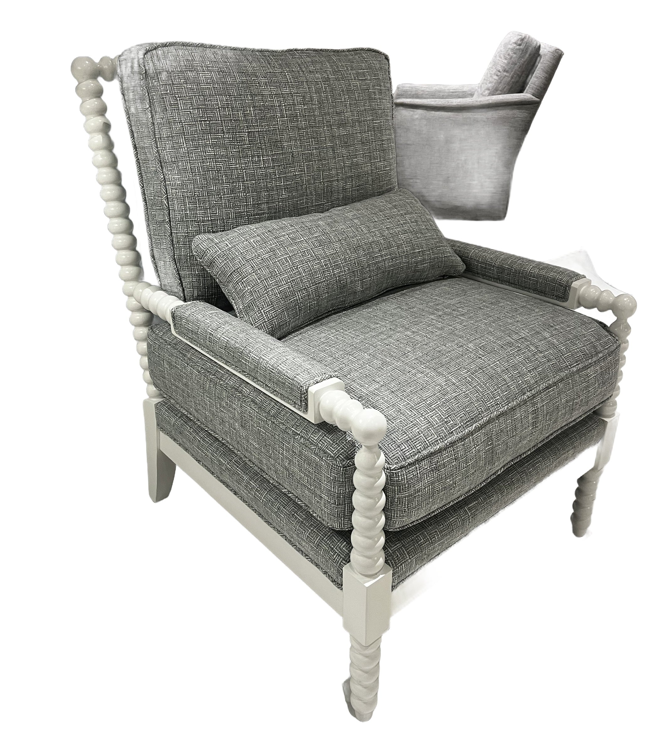 Morgan Chair in Kaitlyn Azure