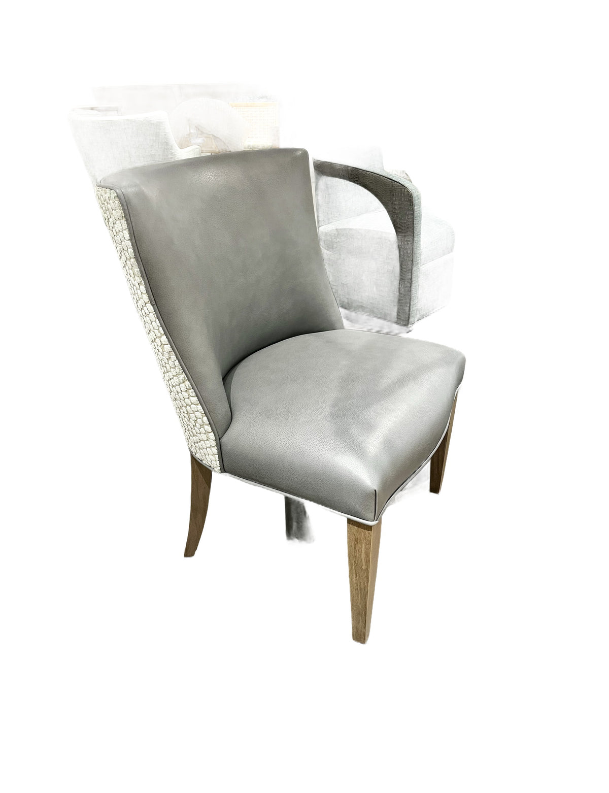 Oscar Armless Dining Chair in H&M Fenway Storm