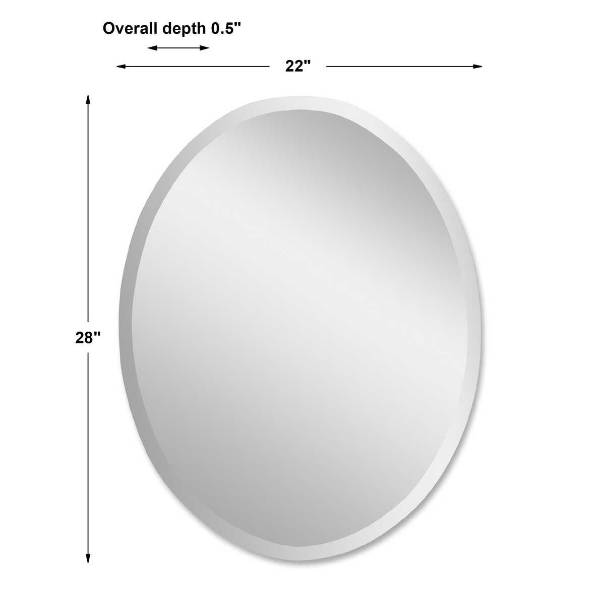 Vanity Oval Mirror – Mirrors by Uttermost | Sutter & Vale