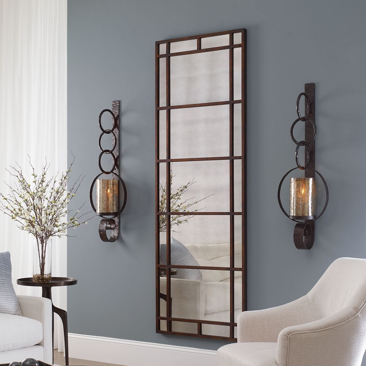 Falconara Candle Sconce – Wall Decor by Uttermost | Sutter & Vale