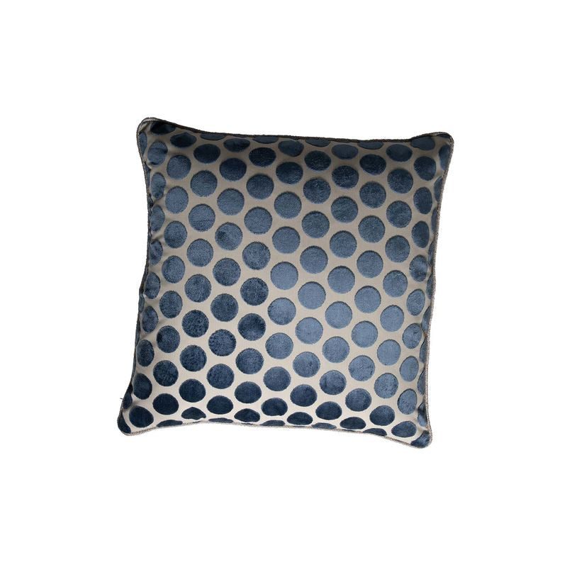 Polka Dot Marine Feather 22x22