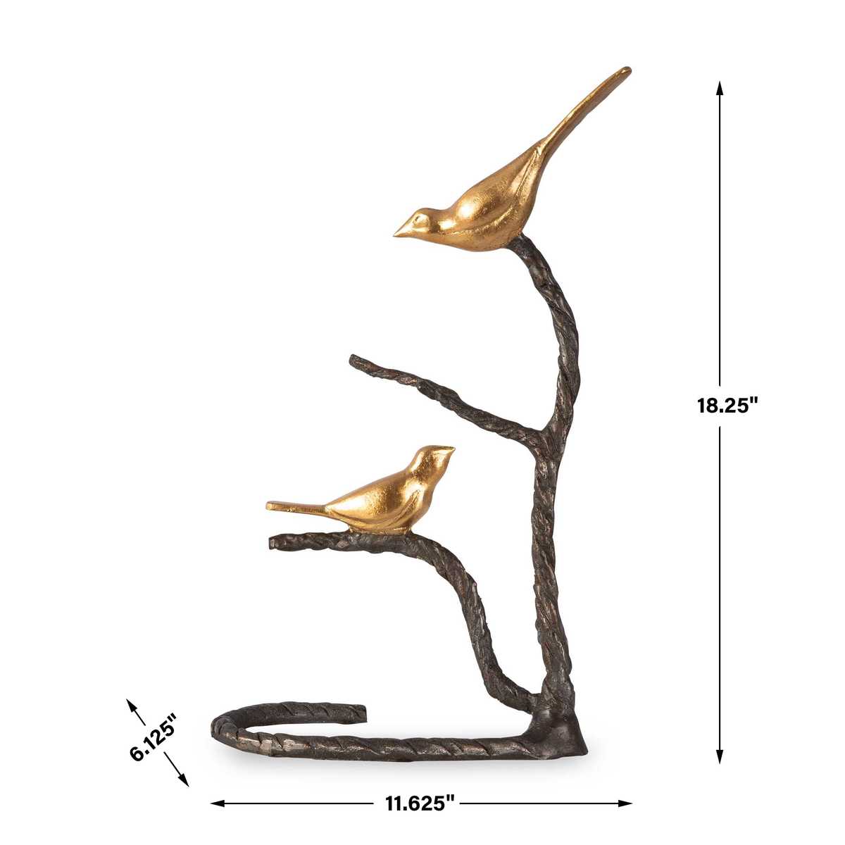 Birds on a Limb Sculpture