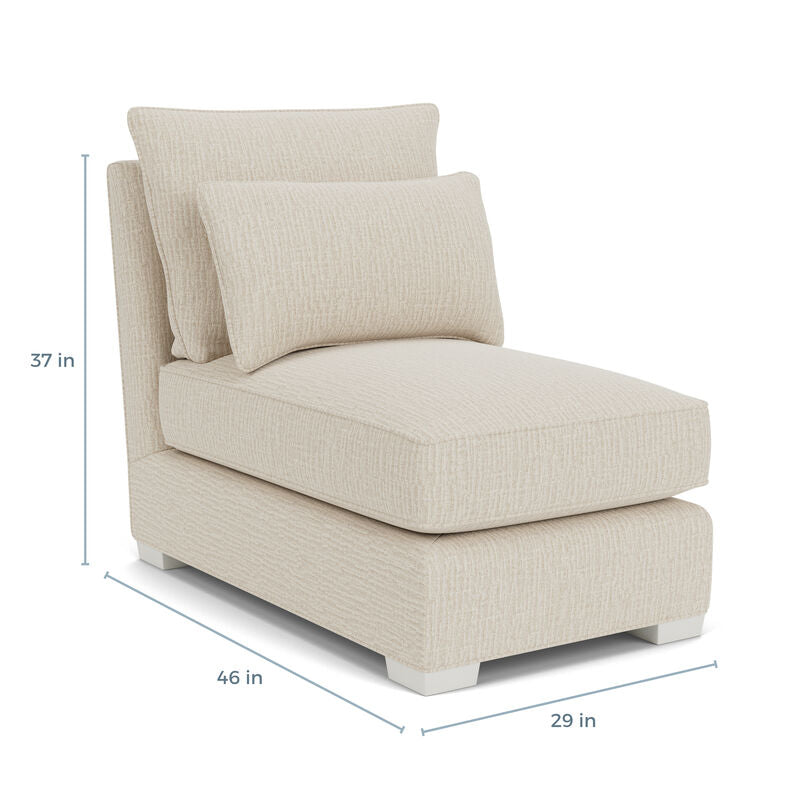 Westley Armless Chair Deep Seat