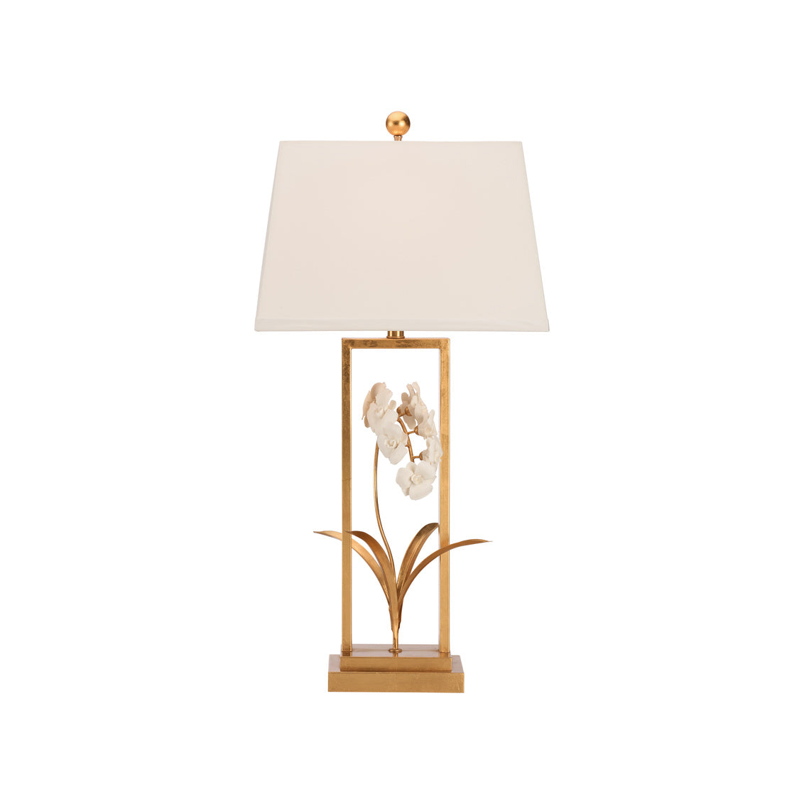 Cain Orchid Lamp in 33.5 / Metal - Chelsea House
