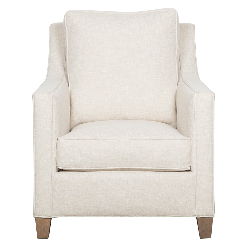 Welted Slope Arm Lounge Chair (1LBT-01) - Fairfield Chair