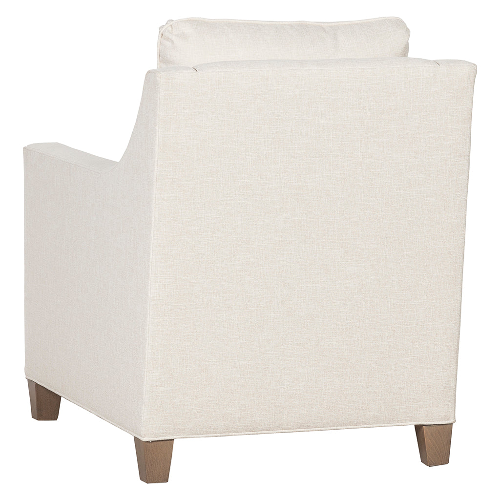 Welted Slope Arm Lounge Chair (1LKT-01) - Fairfield Chair