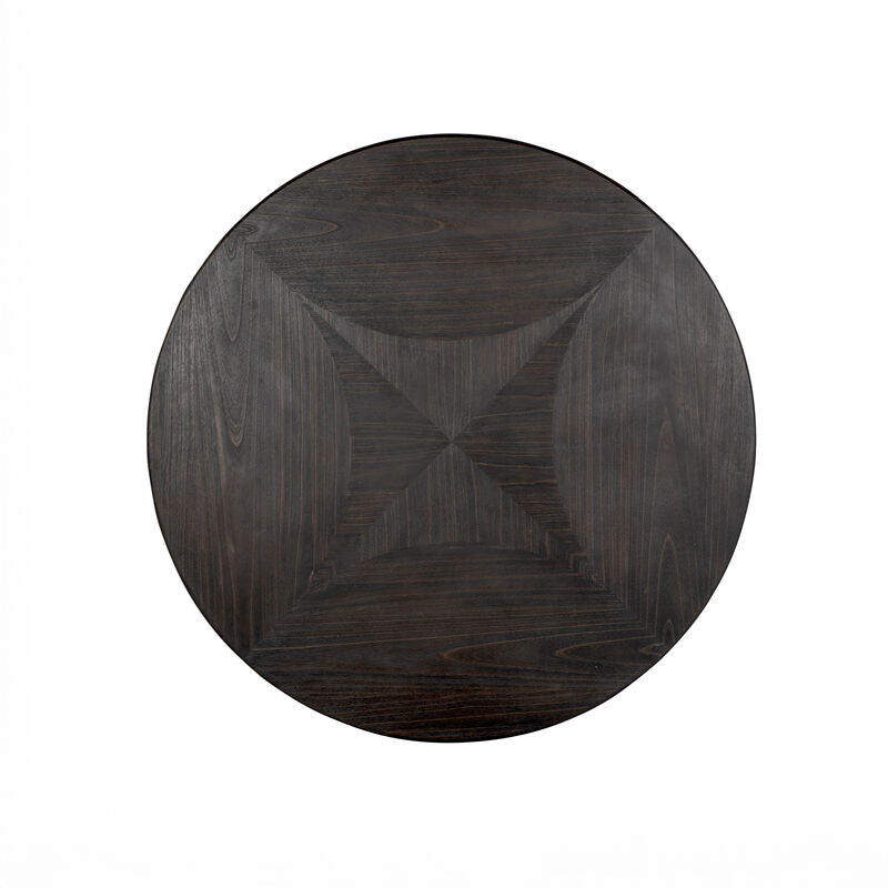 Adams Round Dining Table - Dark