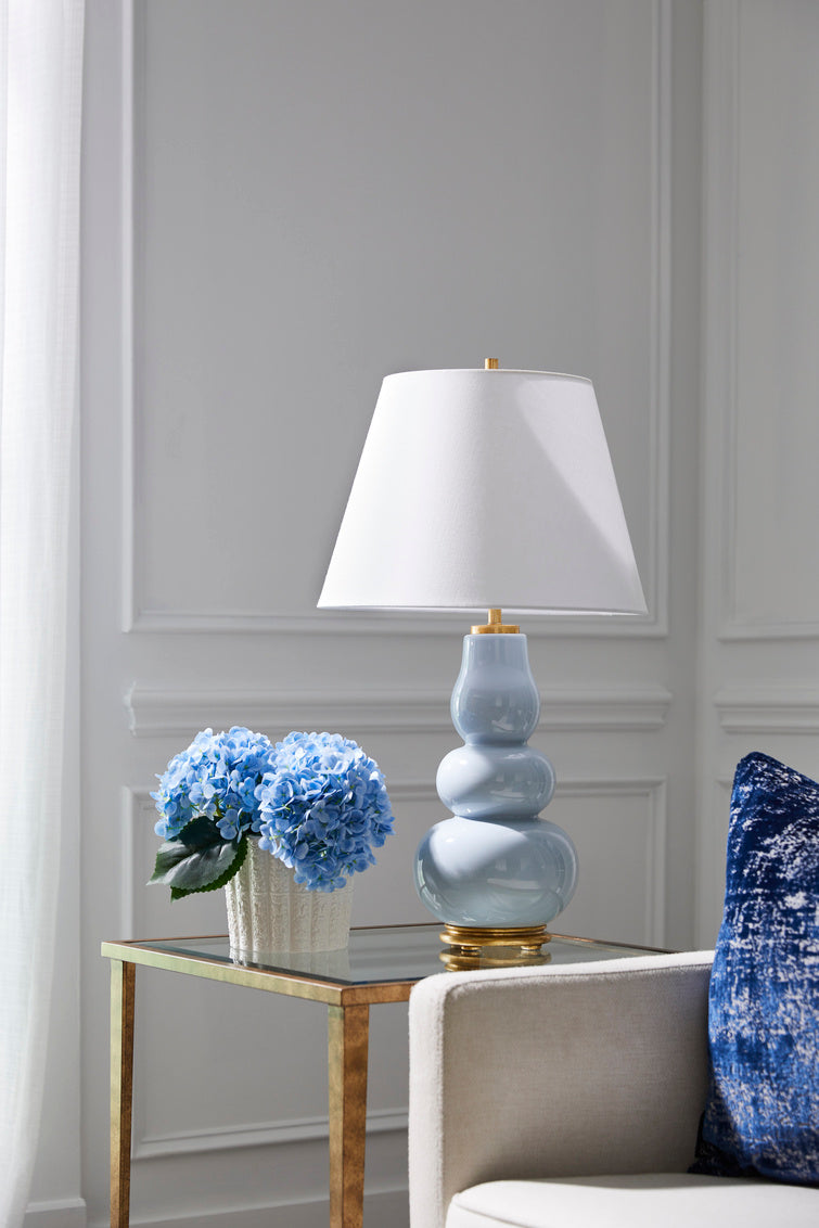 Carson End Table - Gold
