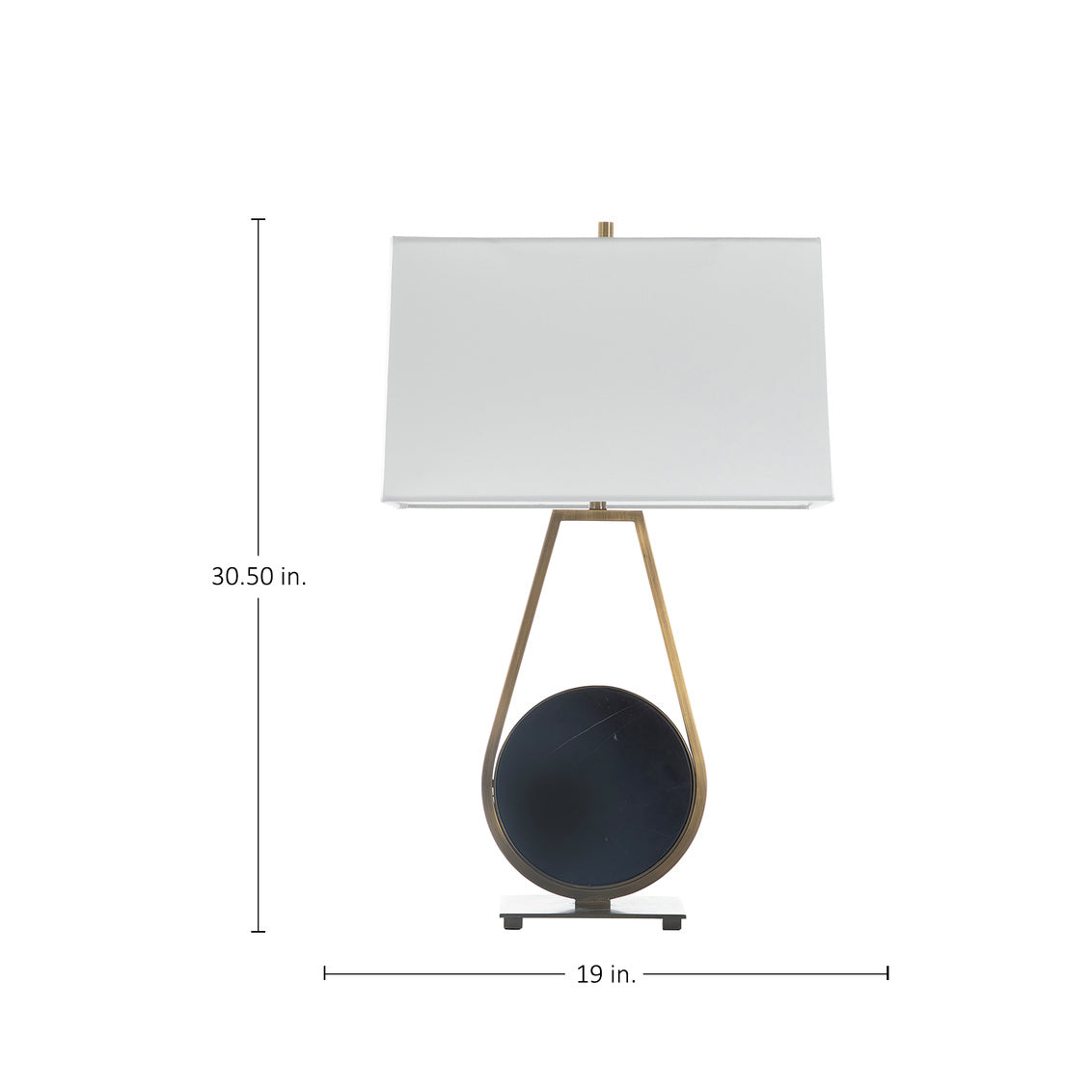 Emerald Table Lamp - Black