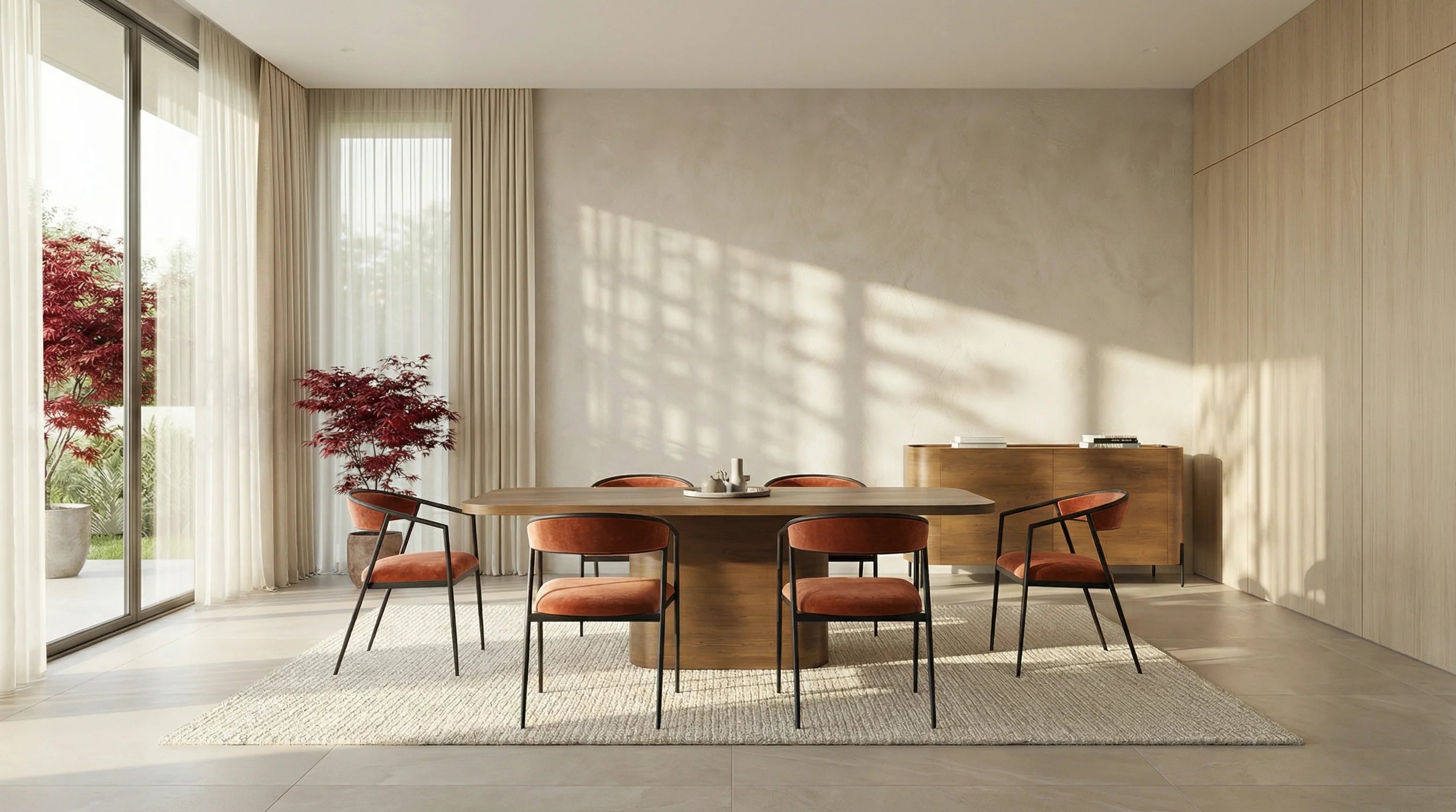 Atom Dining Table - Chocolate Nougat – Dining Tables by Caracole | Sutter & Vale