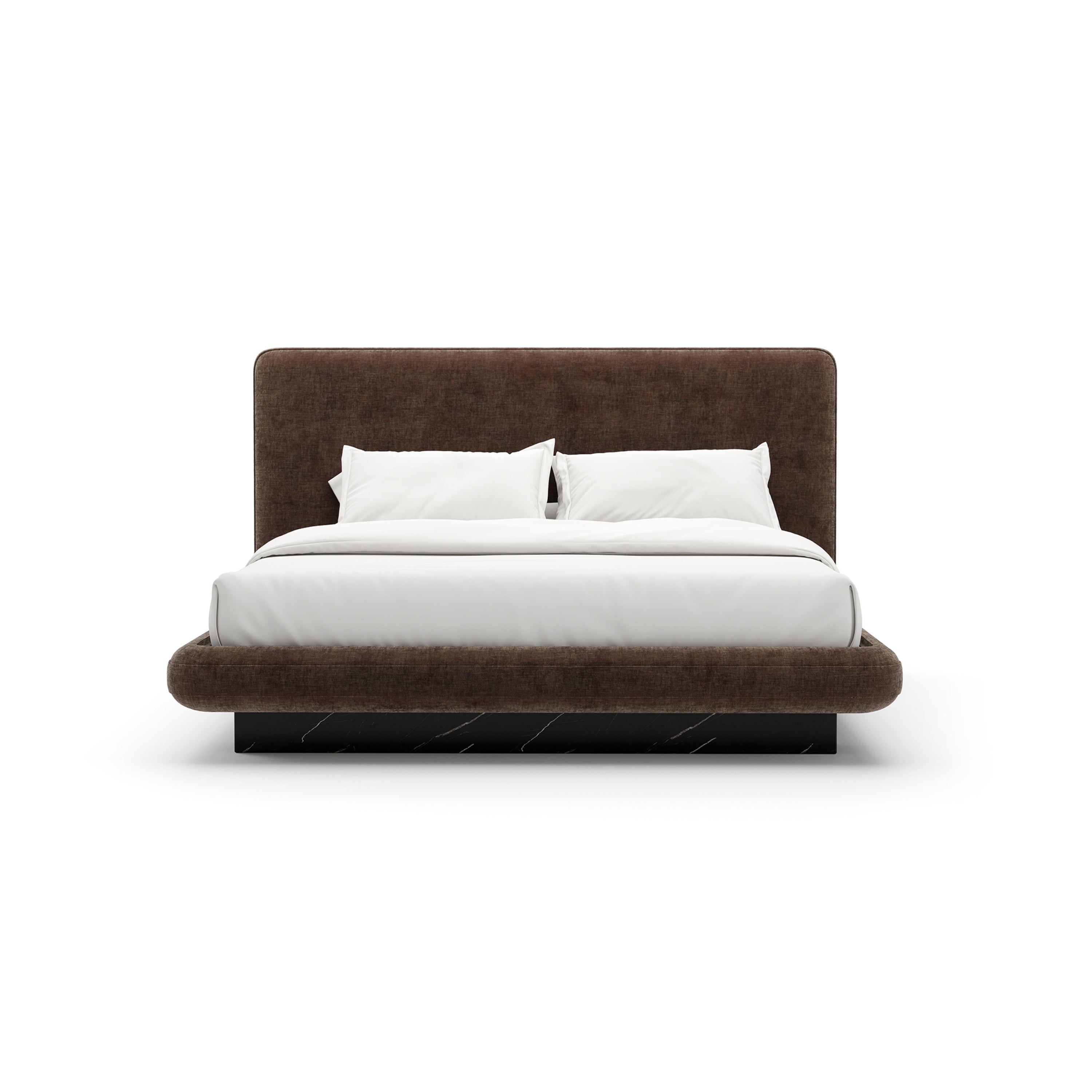 Overlap Uph Kg Bed Dark Taupe – Beds by Caracole | Sutter & Vale