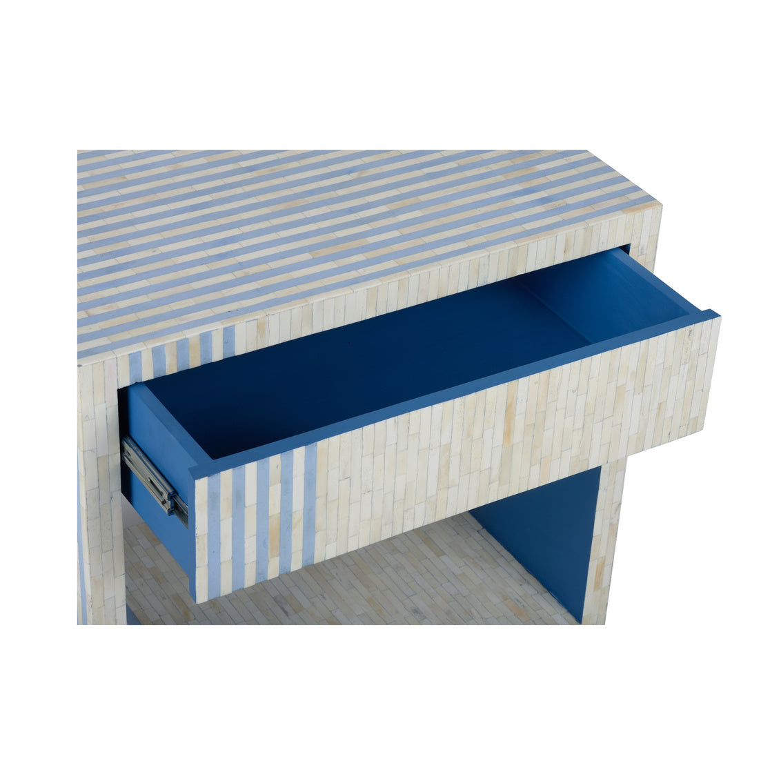 Bedside Table - Blue in 28.5 / Bone - Chelsea House