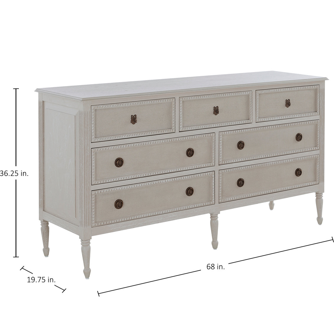 Caroline Dresser - White