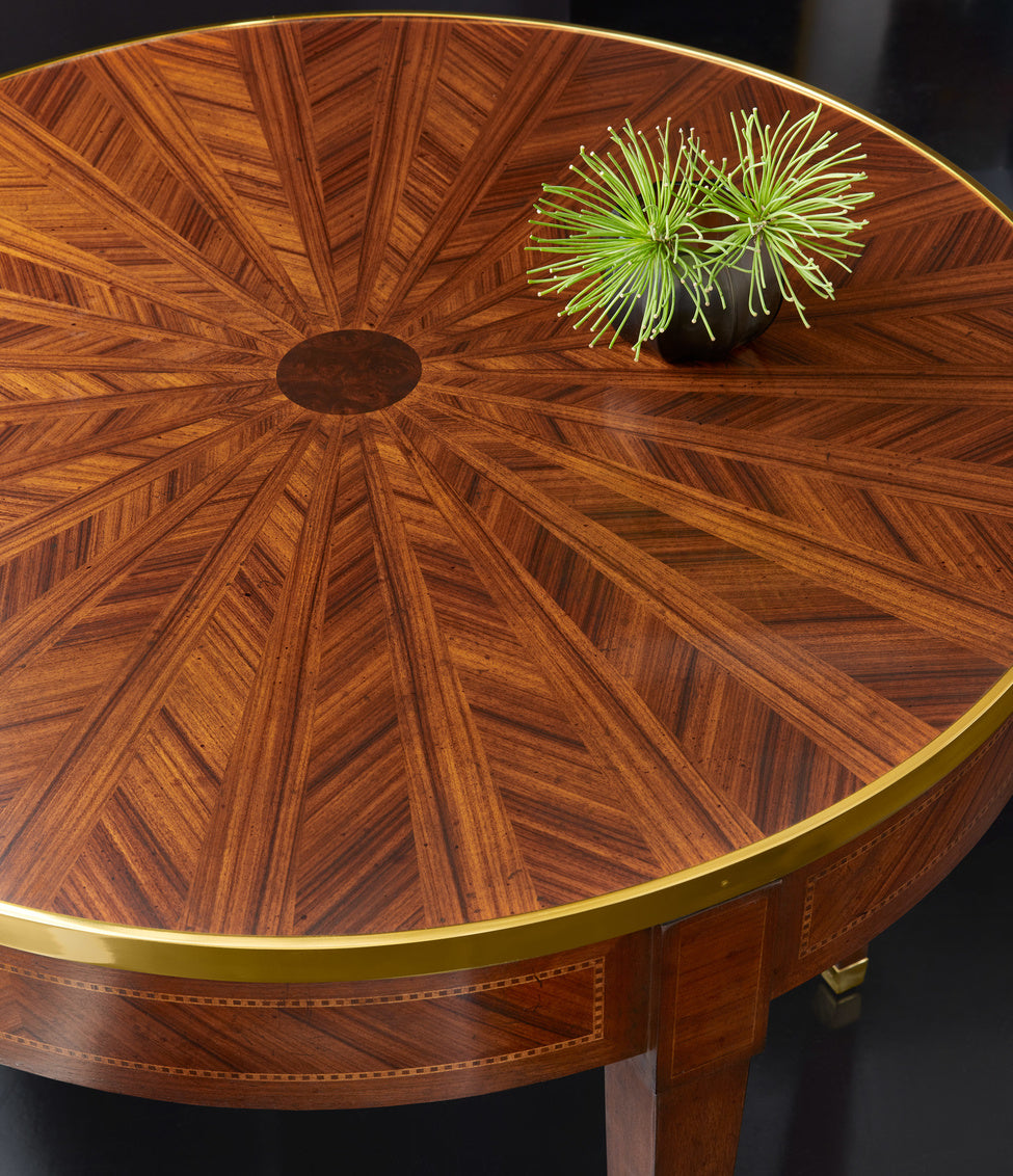 Round Inlay Table – Accent Tables by Modern History | Sutter & Vale