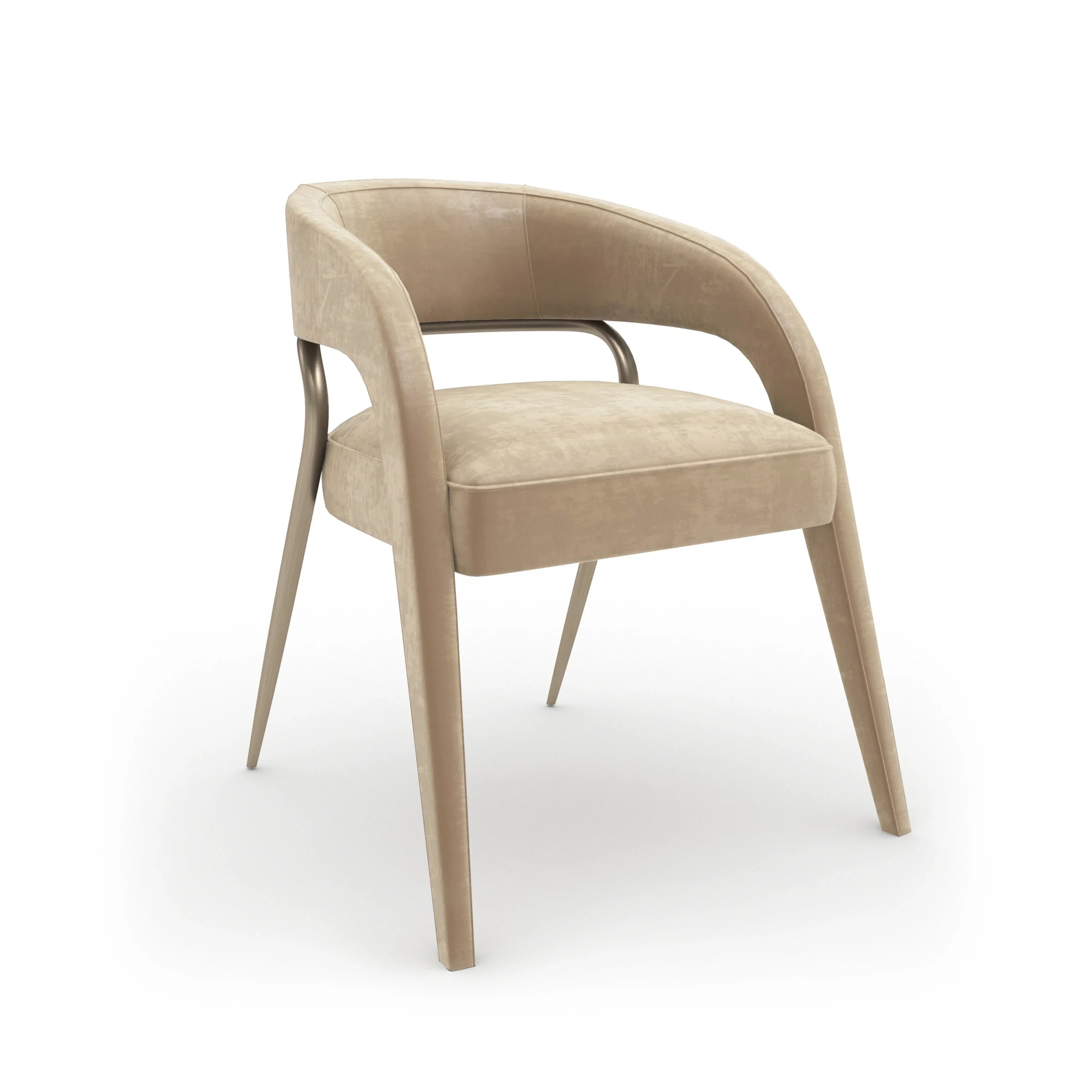 Gazelle Dining Chair - Ivory – Dining Chairs by Caracole | Sutter & Vale