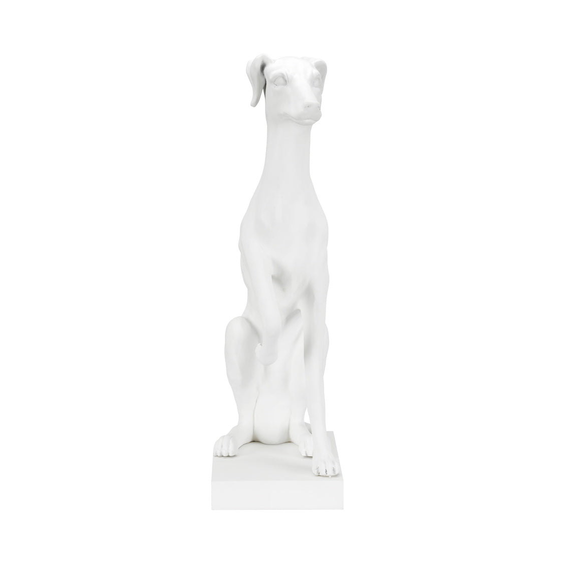 Greyhound Sculpture - White