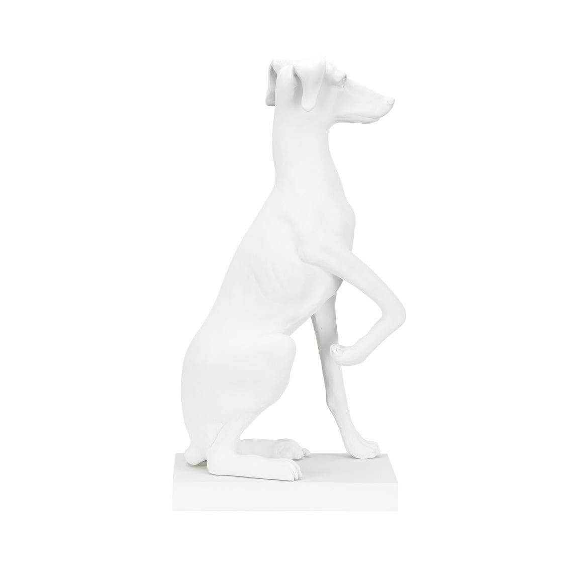Greyhound Sculpture - White