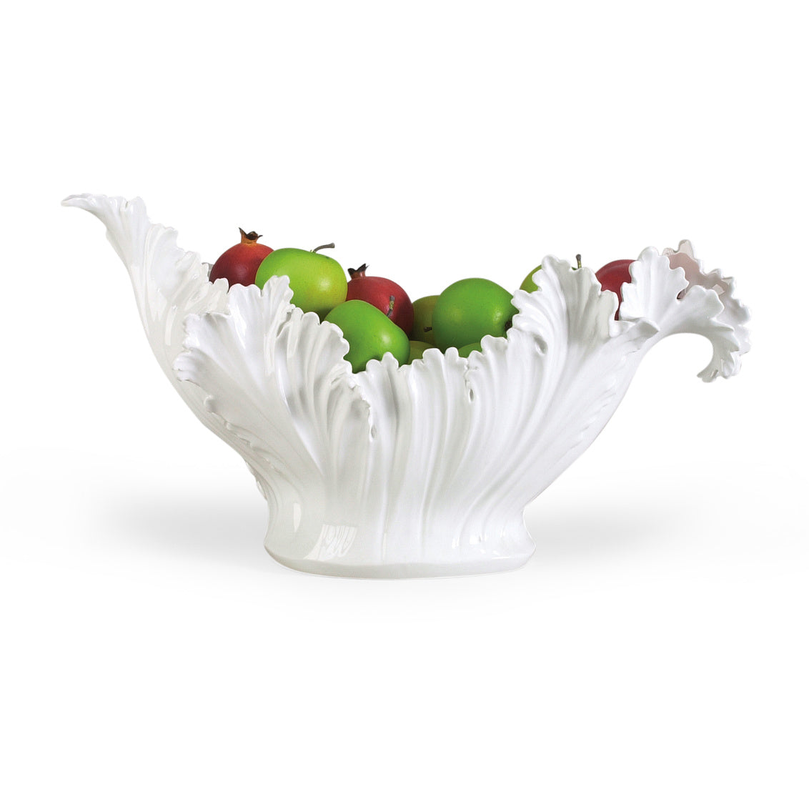Acanthus Leaf Bowl in 11.5 / Ceramic/Porcelain - Chelsea House