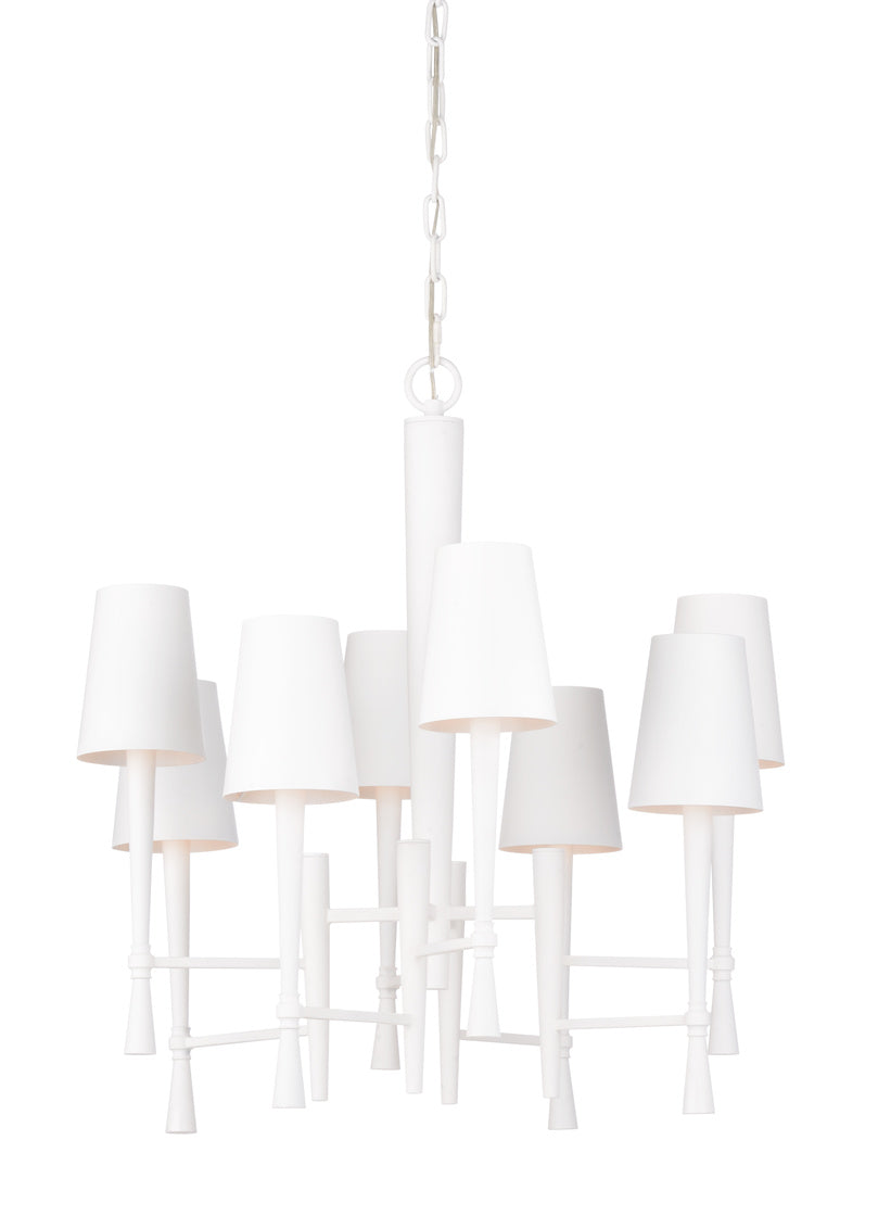 White Ferrier Chandelier