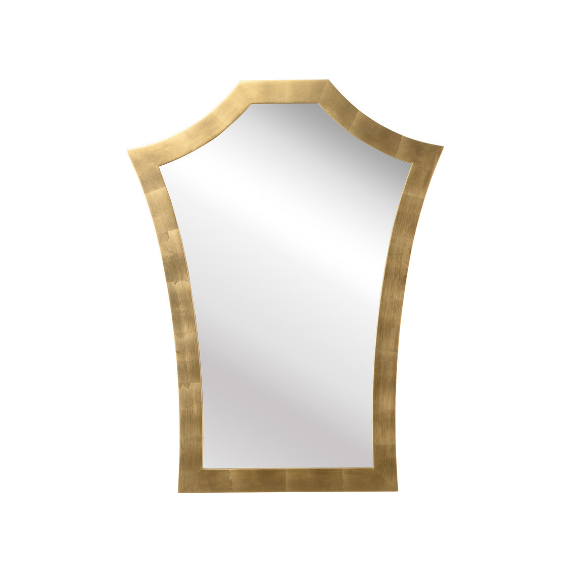 Serafina Mirror - Gold Leaf in 44 / Wood - Chelsea House