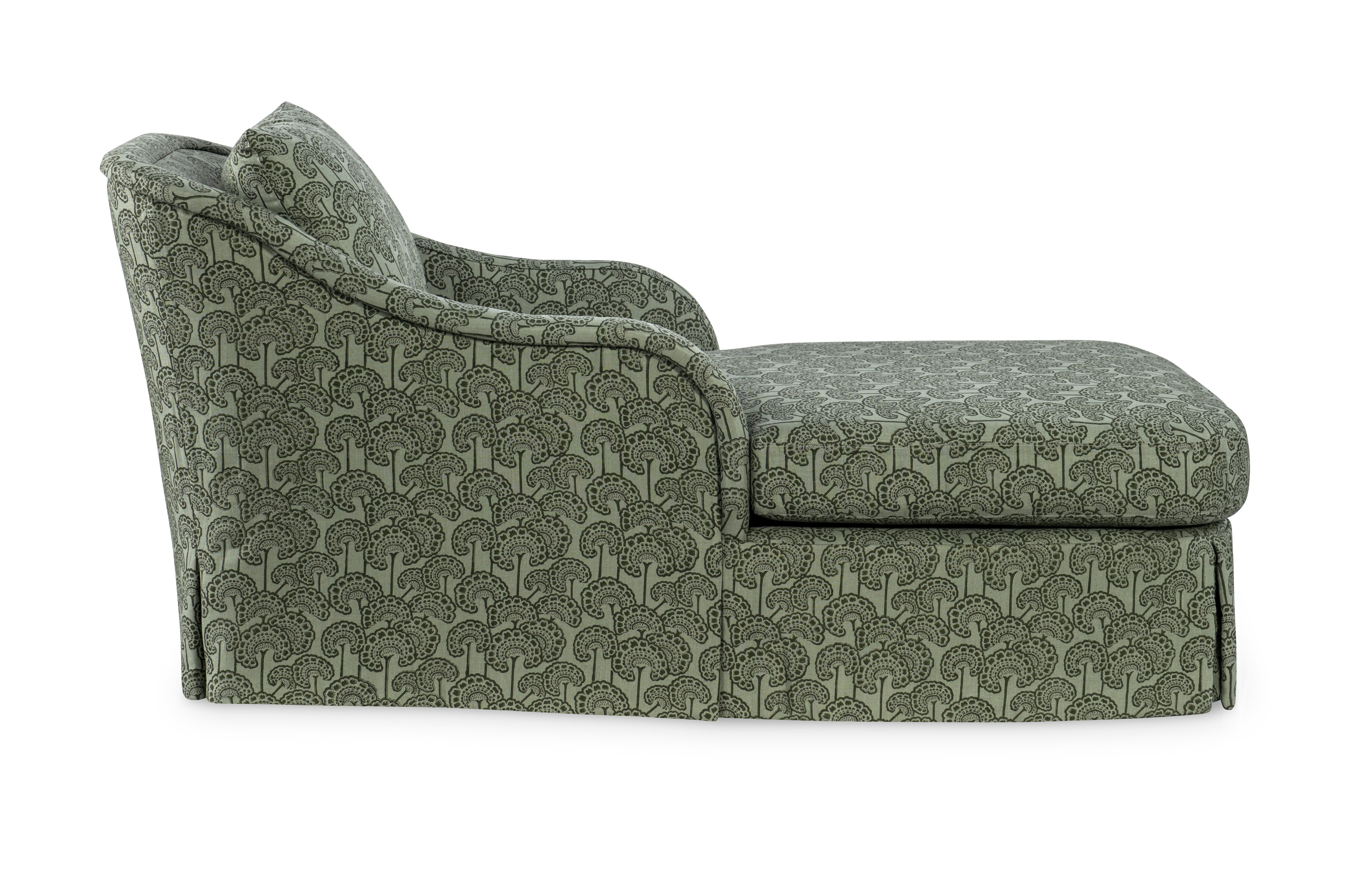 Marcel Skirted Chaise