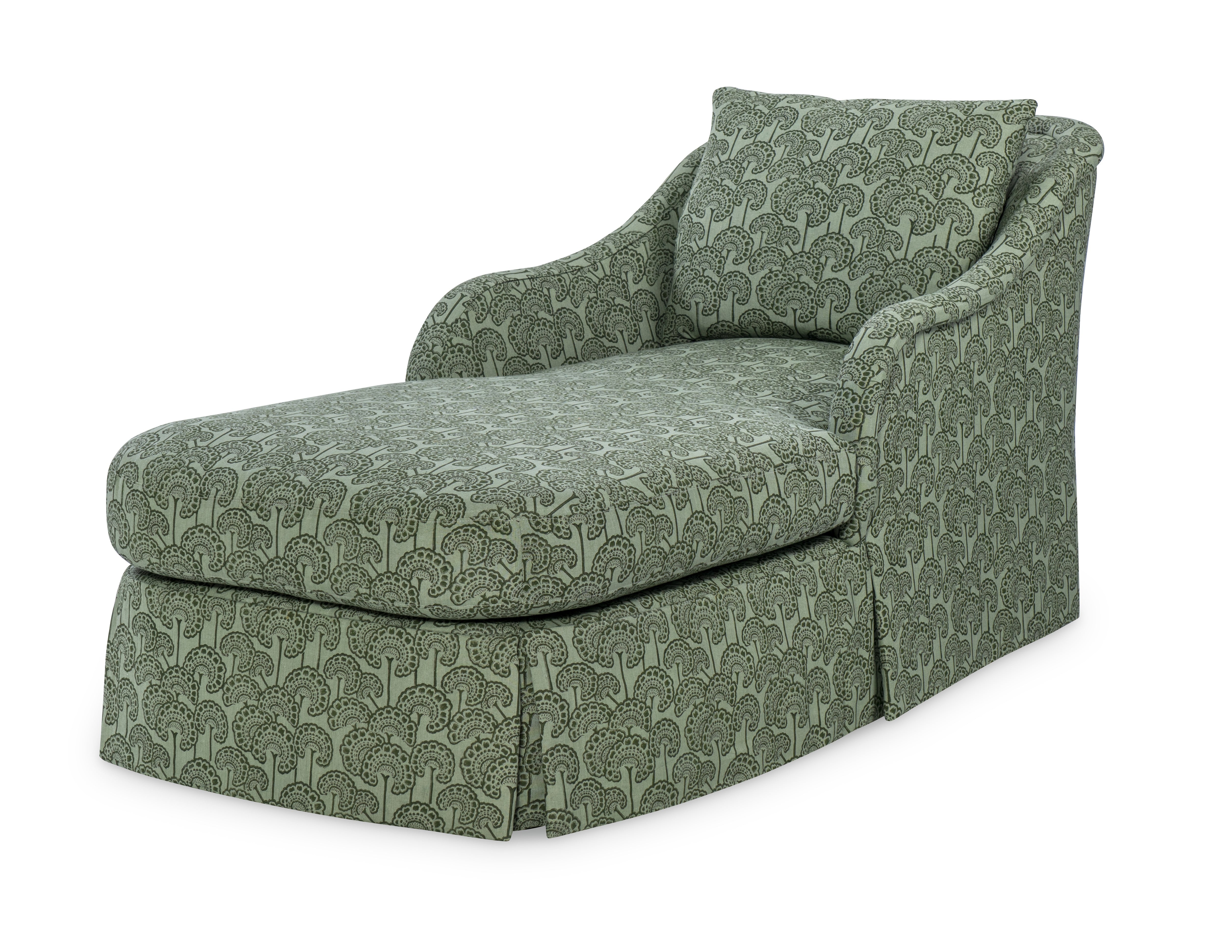 Marcel Skirted Chaise