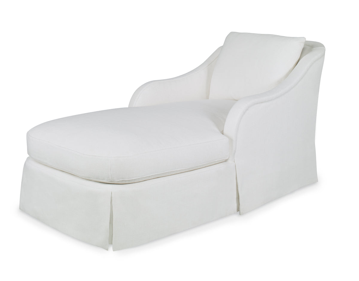 Marcel Skirted Chaise