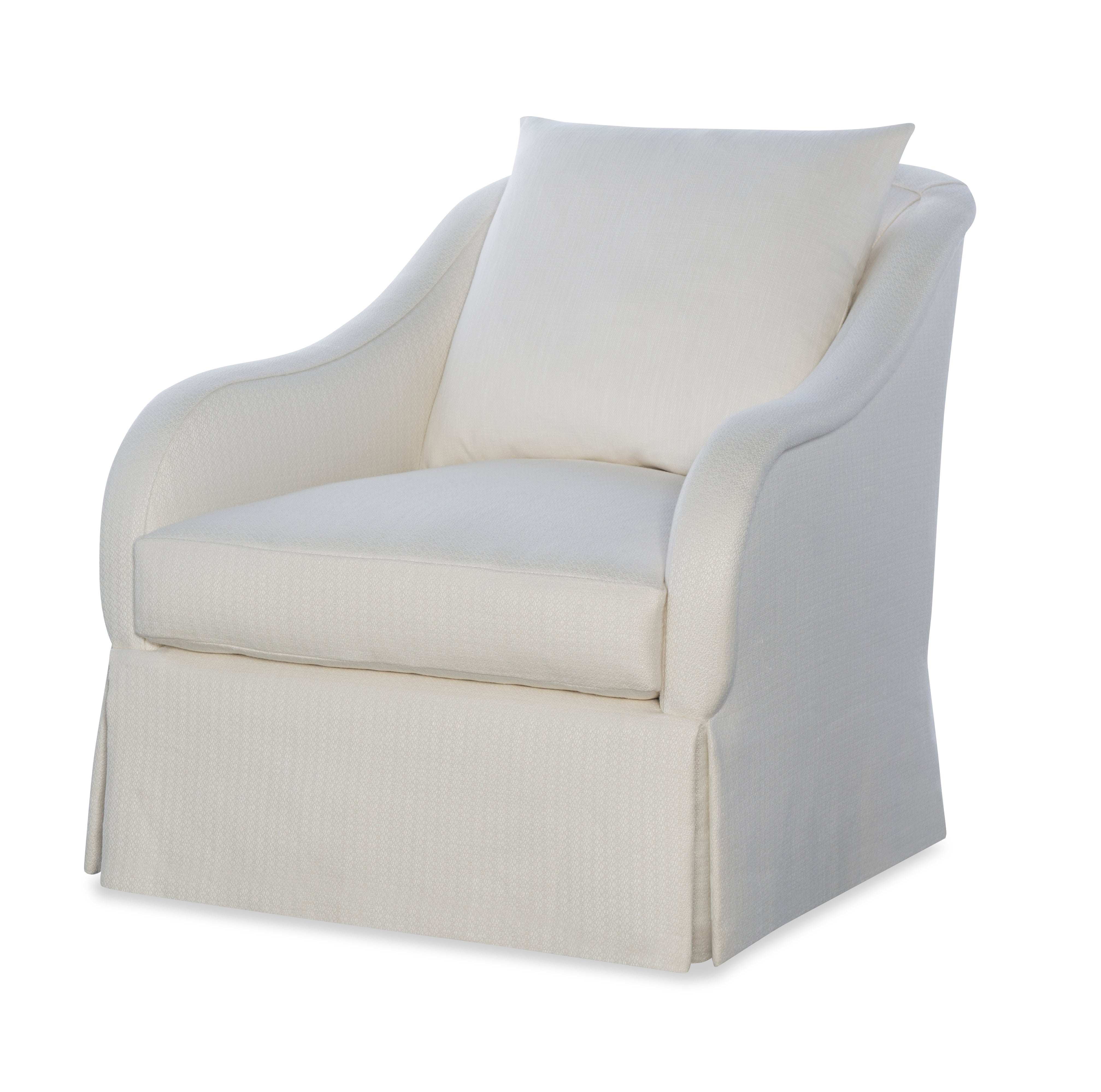 Marcel Skirted Swivel Glider