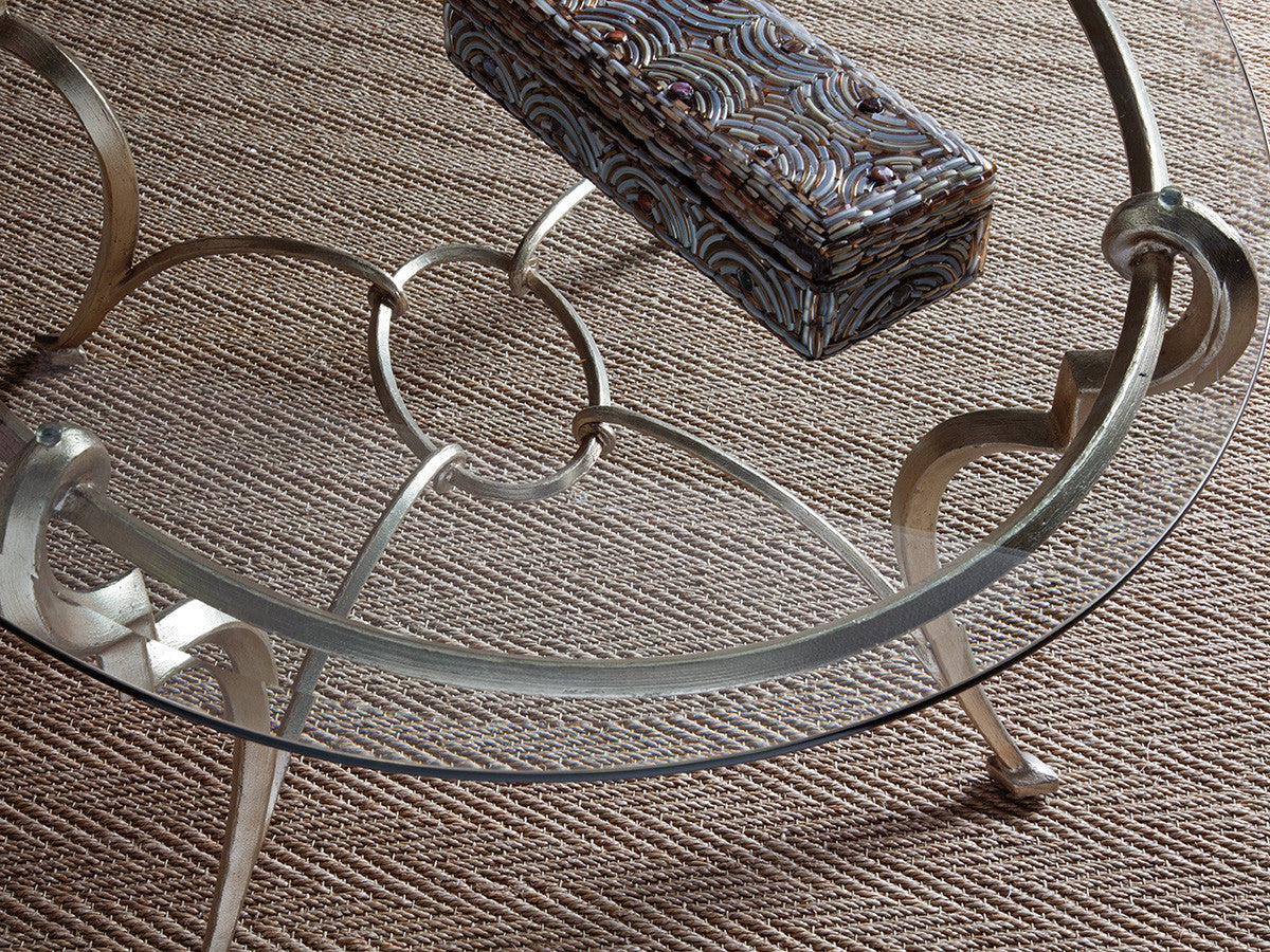 Colette Oval Cocktail Table