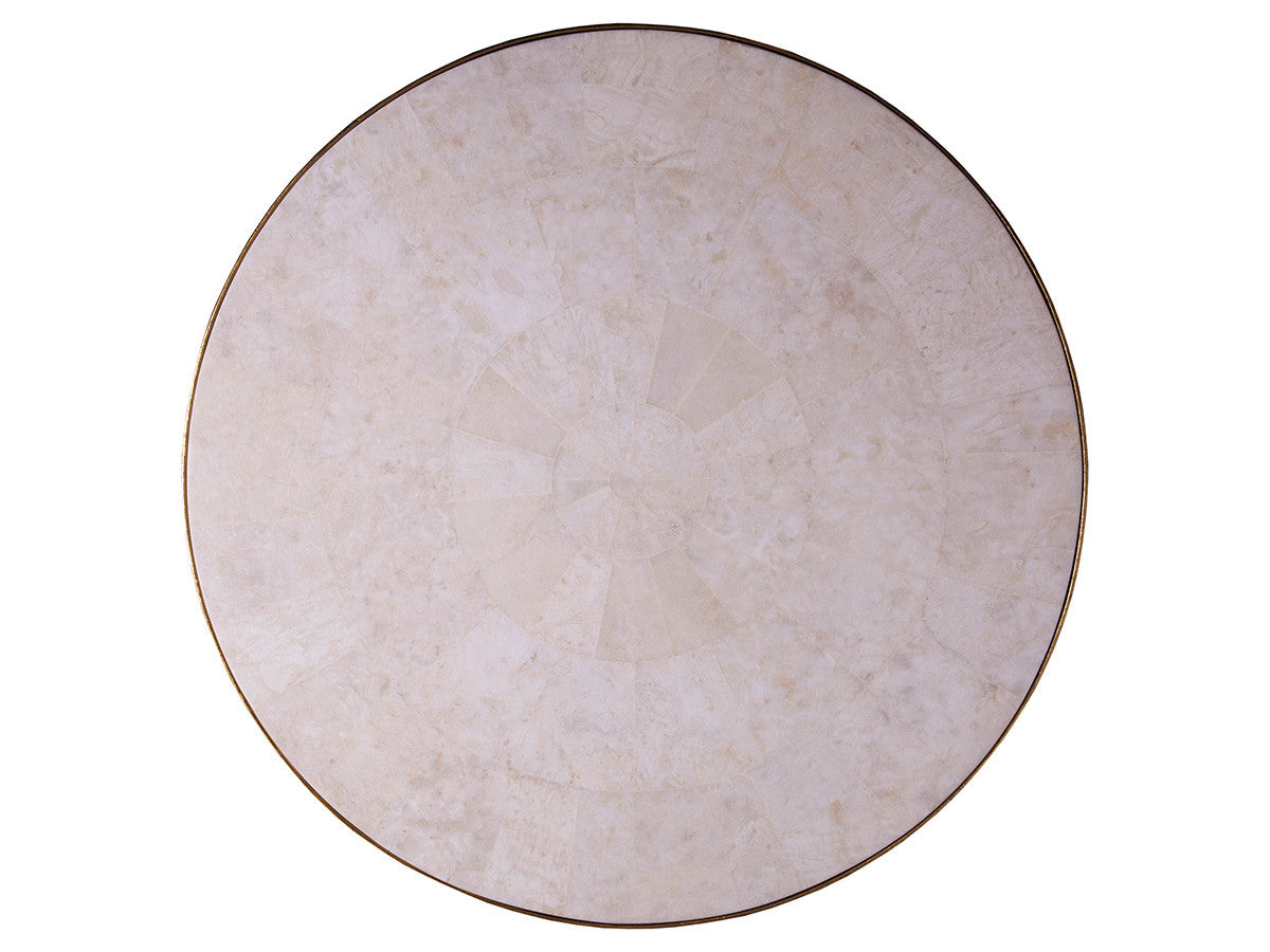 Crystal Stone Round Cocktail Table