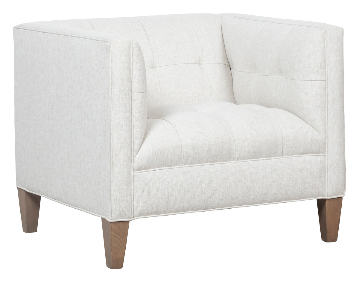 Dominique Leather Lounge Chair (L-2101-01) - Fairfield Chair