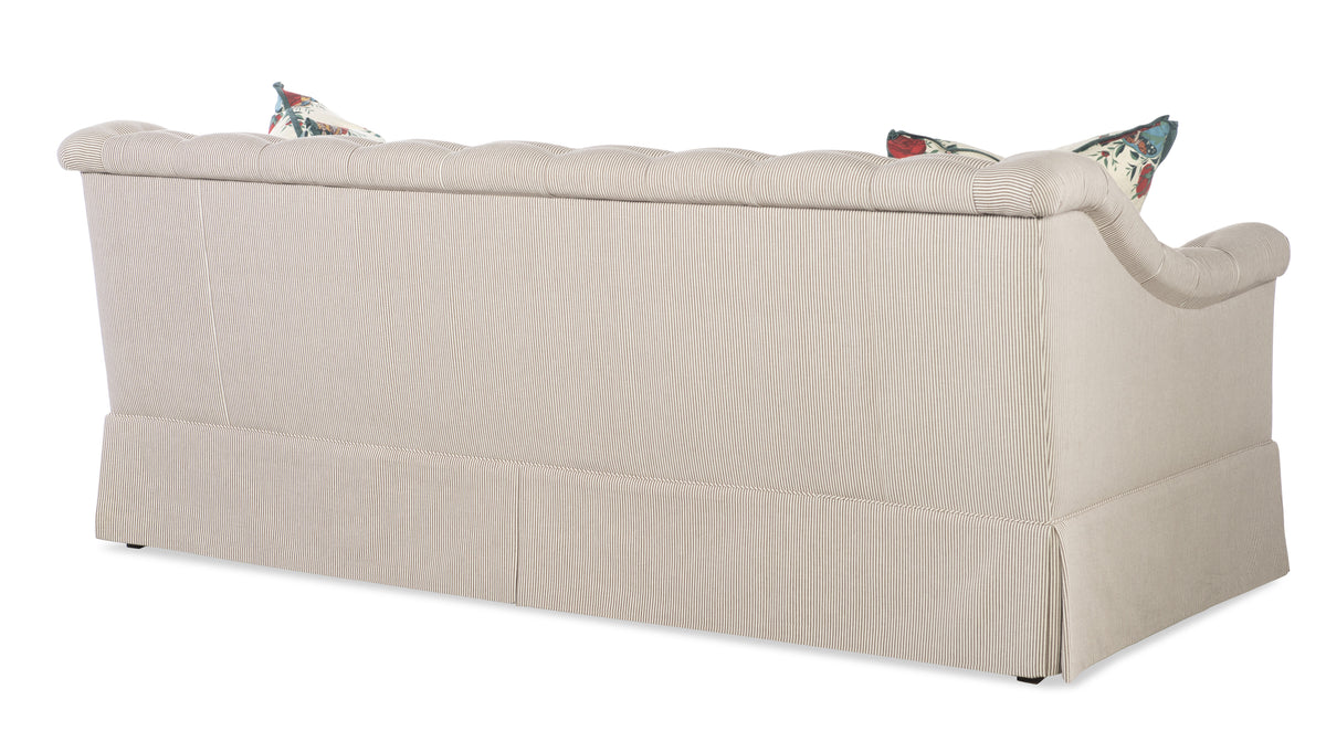 Elizabeth Tufted Skirted Sofa