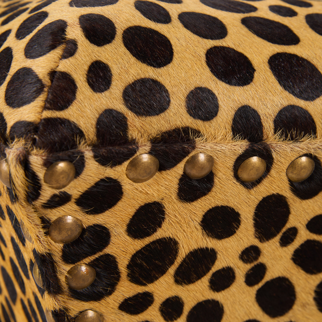 Leopard Ottoman