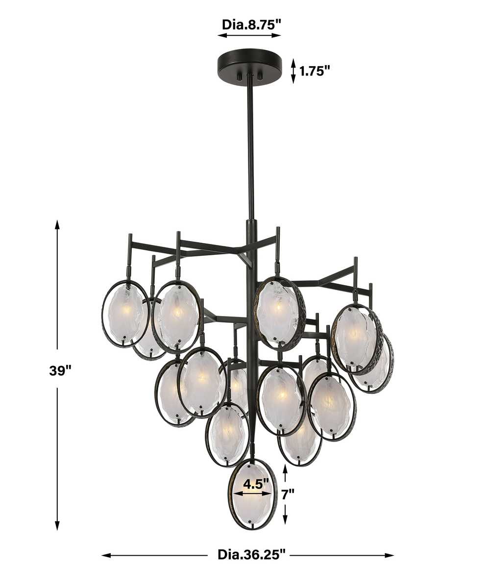 Maxin, 15 Lt Large Chandelier