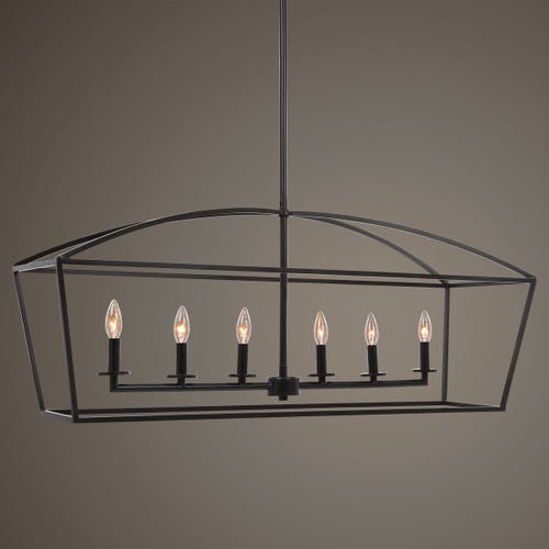 Clayton, 6 Lt Linear Chandelier