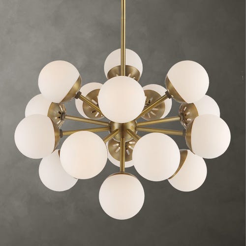 Droplet, 16 Lt Chandelier